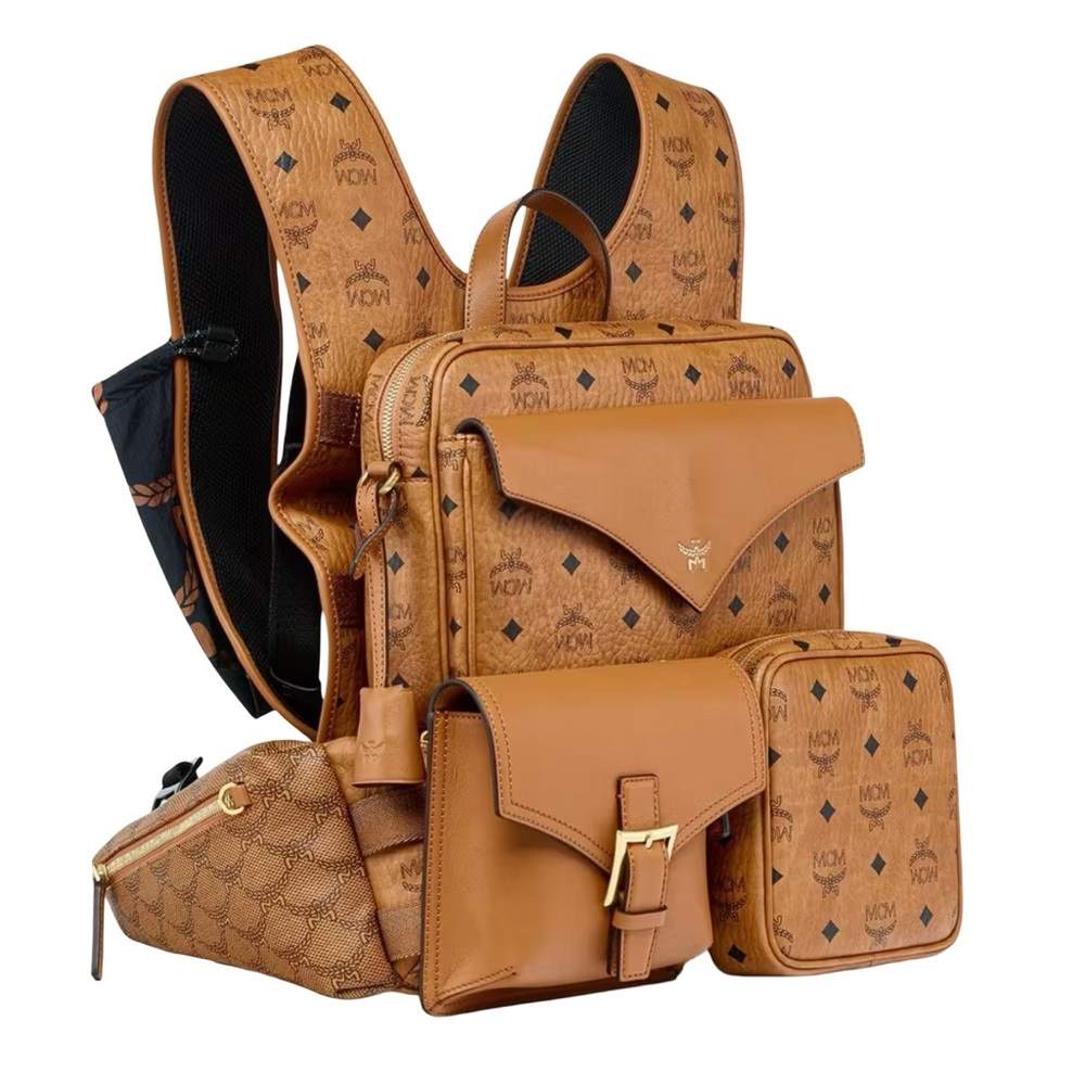 MCM Aren Multi-Backpack In Visetos - Picture 5 of 10